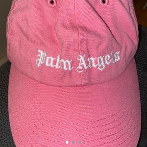 Pink Palm angels logo cap